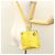Céline Borsa a Spalla CELINE in Pelle Giallo Oro Auth sw496 D'oro - vista 22