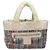 CHANEL Coco Cocoon PM Handtasche Nylon Weiß Mehrfarbig Silber CC Auth bs25111 Mehrfarben - Ansicht 13