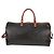 Céline Borsa Boston CELINE Triomphe in pelle PVC 2 in 1 nera e oro Auth nb467M Nero D'oro - vista 2