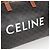 Céline Borsa Boston CELINE Triomphe in pelle PVC 2 in 1 nera e oro Auth nb467M Nero D'oro - vista 21