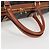 Céline Borsa Boston CELINE Triomphe in pelle PVC 2 in 1 nera e oro Auth nb467M Nero D'oro - vista 7