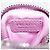 PRADA Pochette per Smartphone Borsa a Spalla Nylon Rosa Argento Auth MX024M - vista 23