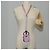 PRADA Pochette per Smartphone Borsa a Spalla Nylon Rosa Argento Auth MX024M - vista 26