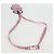 PRADA Pochette per Smartphone Borsa a Spalla Nylon Rosa Argento Auth MX024M - vista 7