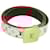 LOUIS VUITTON Multicolor Ceinture Care Belt 37.8"" White M9682 Auth BA1635  ref.2218250