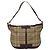 Borsa a Spalla Burberry Nova Check in Tela Beige Oro Auth 116276 D'oro - vista 13