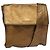CHANEL Schultertasche aus braunem Leder mit goldenem CC Auth bs24975
