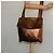 CHANEL Schultertasche aus braunem Leder mit goldenem CC Auth bs24975 - Ansicht 21