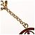 LOUIS VUITTON Fully Flower Charm metallo Rosso Oro M67128 LV Auth EC797 D'oro - vista 4