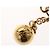 LOUIS VUITTON Fully Flower Charm metallo Rosso Oro M67128 LV Auth EC797 D'oro - vista 5