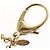 LOUIS VUITTON Fully Flower Charm metallo Rosso Oro M67128 LV Auth EC797 D'oro - vista 7