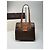 Céline Vintage Celine Monogramm Leder Tasche braun