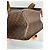 Céline Vintage Celine Monogramm Leder Tasche braun - Ansicht 15