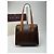 Céline Vintage Celine Monogramm Leder Tasche braun - Ansicht 2