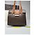 Céline Vintage Celine Monogramm Leder Tasche braun - Ansicht 7