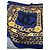Foulard chanel seta 100 % seta 90 x 90 cm Blu scuro - vista 10