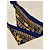 Foulard chanel seta 100 % seta 90 x 90 cm Blu scuro - vista 12