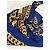 Foulard chanel seta 100 % seta 90 x 90 cm Blu scuro - vista 13