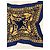 Foulard chanel seta 100 % seta 90 x 90 cm Blu scuro - vista 21