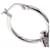 Orecchino a clip in argento sterling Prada - vista 3