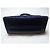 Borsa a mano Fendi Boston Zucca tela nera Nero Blu navy Blu scuro - vista 12