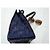 Borsa a mano Fendi Boston Zucca tela nera Nero Blu navy Blu scuro - vista 15