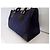Borsa a mano Fendi Boston Zucca tela nera Nero Blu navy Blu scuro - vista 3