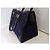 Borsa a mano Fendi Boston Zucca tela nera Nero Blu navy Blu scuro - vista 4