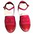 Chanel Espadrilles aus Lammleder Fuchsia Pink CC
