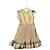 Vestido Chanel de algodón amarillo talla 36