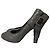 Chanel Pumps aus grauem Leder Größe 37