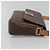Céline Borsa a spalla in tela Macadam CELINE in pelle PVC marrone oro Auth 122540 D'oro - vista 3