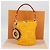 Louis Vuitton Borsa a Spalla Bucket LV Vacation Pile Gialla M25144 LV Auth KD246SM Giallo - vista 12