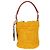 Louis Vuitton Borsa a Spalla Bucket LV Vacation Pile Gialla M25144 LV Auth KD246SM Giallo - vista 13