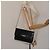 Borsa a spalla con catena GUCCI in pelle nera e oro Auth 121927 Nero D'oro - vista 22