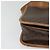 Céline Bolso de hombro de lona Macadam CELINE en cuero PVC marrón dorado Auth 117973 Castaño - vista 10