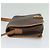 Céline Bolso de hombro de lona Macadam CELINE en cuero PVC marrón dorado Auth 117973 Castaño - vista 3