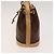 ETRO Borsa a Spalla Paisley PVC Marrone Oro Auth am8283 D'oro - vista 3