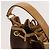 ETRO Borsa a Spalla Paisley PVC Marrone Oro Auth am8283 D'oro - vista 6