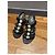 Sandali in pelle nera Chanel 41 Nero - vista 7