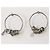 Splendidi orecchini DOLCE & GABBANA cerchio con sferette swarovski Argento - vista 3