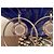 Ikonische Vintage-Hoops Ohrringe DOLCE & GABBANA mit einem Logo-Medaillon innen Silber - Ansicht 11