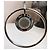 Ikonische Vintage-Hoops Ohrringe DOLCE & GABBANA mit einem Logo-Medaillon innen Silber - Ansicht 2