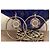 Ikonische Vintage-Hoops Ohrringe DOLCE & GABBANA mit einem Logo-Medaillon innen Silber - Ansicht 3