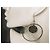 Ikonische Vintage-Hoops Ohrringe DOLCE & GABBANA mit einem Logo-Medaillon innen Silber - Ansicht 8