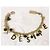 Delizioso bracciale DOLCE & GABBANA acciaio dorato "Desire" con charms D'oro - vista 4