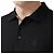 Polo preto de algodão piqué com logo Eddie da Burberry - vista 6