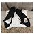 Bailarinas Jimmy Choo Negras de Ante Negro - vista 3