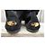 Bailarinas Jimmy Choo Negras de Ante Negro - vista 5