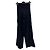Autre Marque Calça canelada preta OPERA SPORT Preto - vista 2